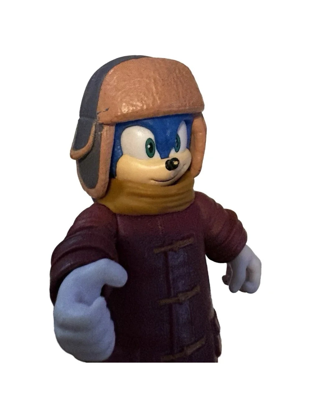 Sonic The Hedgehog 2 Movie 4” Snow Sonic Figure From Movie Collection
